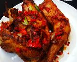 A picture of step 10 of Peppered chicken/ soyayyar kaza mai yaji.
