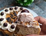 Foto langkah ke 11 dari resep Mocca Nougat Cake (Birthday Cake).