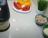 Фото кроку 2 до ПП Перец фаршированный нутом и тунцом. Запечённый в духовке. 👍.