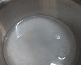 A picture of step 2 of Besan sooji Halwa.