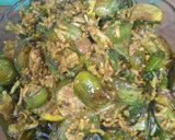 Foto langkah ke 3 dari resep Sambel Ter'rijo ( terong, teri, cabe ijo ).