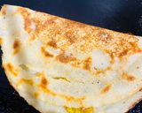 A picture of step 9 of Masala dosa.