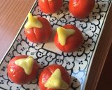 Hình bước làm 7 của món Bánh gấc (tạo hình trái cà chua)
