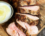 Foto del paso 9 de la receta: Solomillo de cerdo con salsa de manzana y jengibre