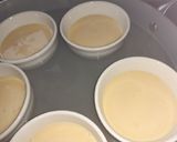 A picture of step 3 of 4 ingredients flan.