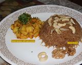 A picture of step 5 of Sweet Sevai with spicy potato .