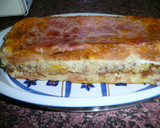 Foto del paso 6 de la receta: Pastel salado de jamón, setas y queso