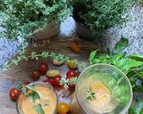 Une image de l'étape 9 de 🍹Gaspacho tomates cerises 🍒 herbes de Provence 🍃🌱🌿.