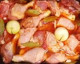 Pàcos csirkecombok, párolt lilakáposzta, törtburgonya recept fázis 1 fotója