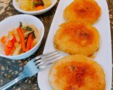 A picture of step 4 of Crispy Fried Bánh Tét.