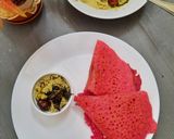 A picture of step 19 of Beetroot Neer Dosa.