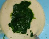 A picture of step 2 of Stuffed palak moong cheela.