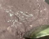 A picture of step 5 of Kavuni Arisi Kanji / Black Rice Porridge.