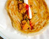 A picture of step 5 of Cheesy paratha roll🌯.