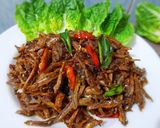 Foto langkah ke 6 dari resep Balado Teri Jengki (Sambal Ijo Versi Kering).