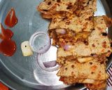 A picture of step 4 of Desi burger.