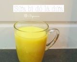 Hình bước làm 3 của món Sữa bí đỏ lá dứa