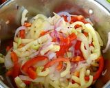 Anya tojásos lecsója recept fázis 2 fotója