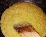 A picture of step 2 of Moong dal halwa.