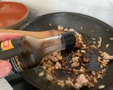 A picture of step 3 of Mapo tofu.