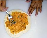 A picture of step 9 of Pin Wheel Samosa.