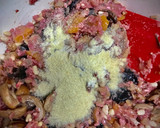 Foto del paso 8 de la receta: Pollo relleno con guarnición