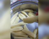 A picture of step 1 of Chilli Honey Potato.