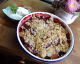 Foto del paso 3 de la receta: Streusel de ciruelas rojas al moscatel