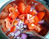 A picture of step 1 of Tomato Onion Chutney..