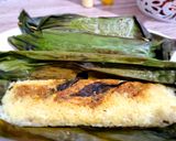 Foto langkah ke 3 dari resep Nasi jeruk bakar ikan asap suwir.