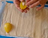 عکس مرحله 4 از دستور شیرینی گلابی با خمیر هزارلا