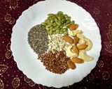 A picture of step 1 of Homemade protein powder 🌰.