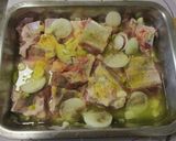 Sült 🥩 császár 🥓 cukormentes 🚫🍬 paradicsomos 🍅 káposztával 🥬💚 recept fázis 2 fotója