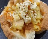 Foto langkah ke 6 dari resep Macaroni Quiche Roti Tawar.