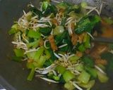 Foto langkah ke 8 dari resep Pakchoy Tauge Tempe.