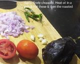 A picture of step 3 of वांग्याचं भरीत, Baingan Bharta_ Maharashtrain Cuisine. वांग्याचं.