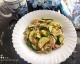 Hình bước làm 3 của món Bí ngòi xào giòn