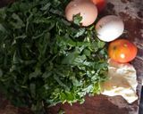 A picture of step 7 of Bright light Jellof & P.P Chiken -fish with Sunrise Spinach.