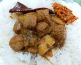 A picture of step 10 of Soya Chunks Curry.