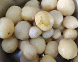 A picture of step 3 of ALOO DUM in WHITE GRAVY...