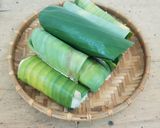 Hình bước làm 2 của món Xôi bọc chuối nướng
