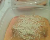 Foto del paso 11 de la receta Lasaña de espinacas, beicon y brie en salsa de pimientos rojos