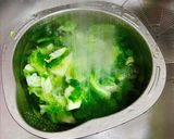 蒜炒高麗菜芽的食譜步驟2照片