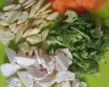 Foto langkah ke 1 dari resep Capcay Kuah Bakso Udang.