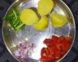 પાલક બટાકા નું શાક (Palak Bataka Shak Recipe In Gujarati) રેસીપી સ્ટેપ1ફોટો