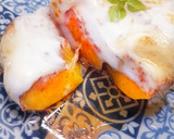 Foto del paso 3 de la receta: Melocotones asados con merengue vegano