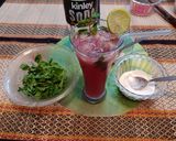 A picture of step 6 of Pomegranate mojito.