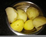 A picture of step 18 of Chole With mutter chawal & jeera alu.