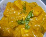 A picture of step 6 of Paneer butter masala.