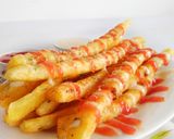 Foto langkah ke 9 dari resep Kentang Goreng Super Panjang 😍.